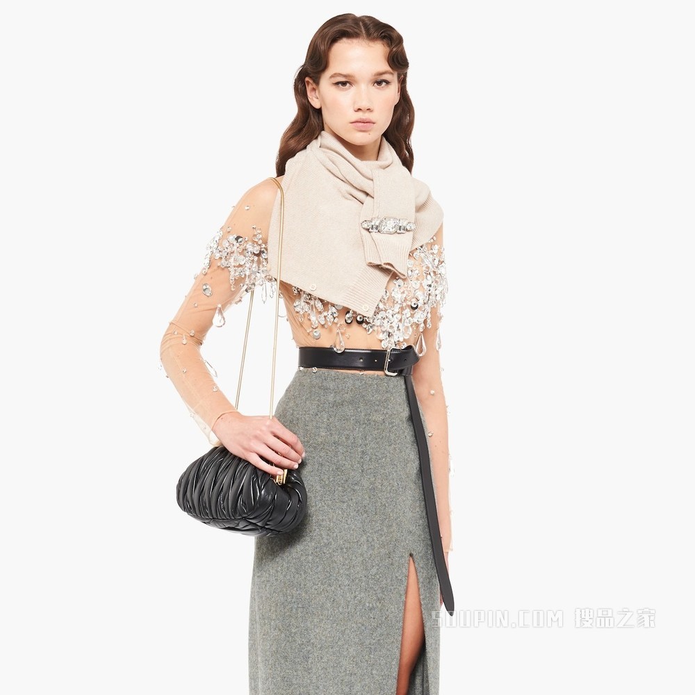 Miu Belle 软羊革手包