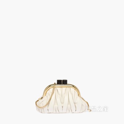 Miu Belle 软羊革手袋