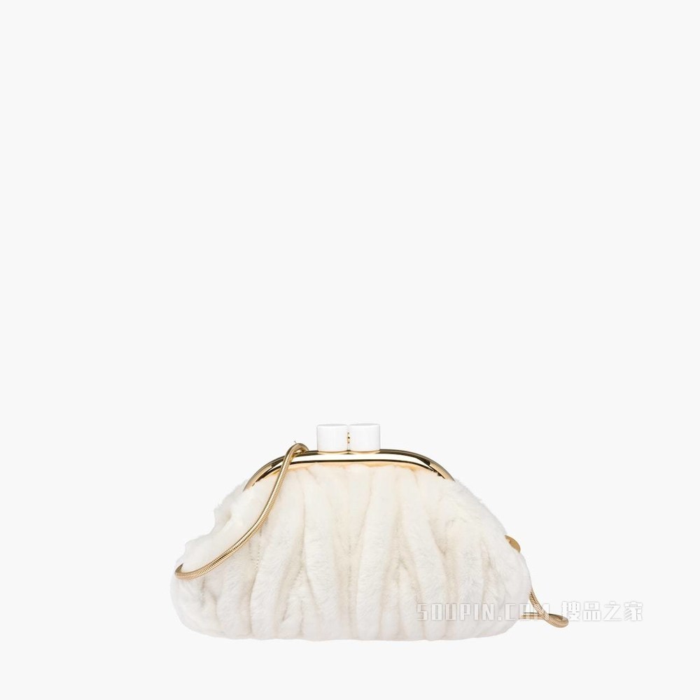 Miu Belle 羊皮毛手袋