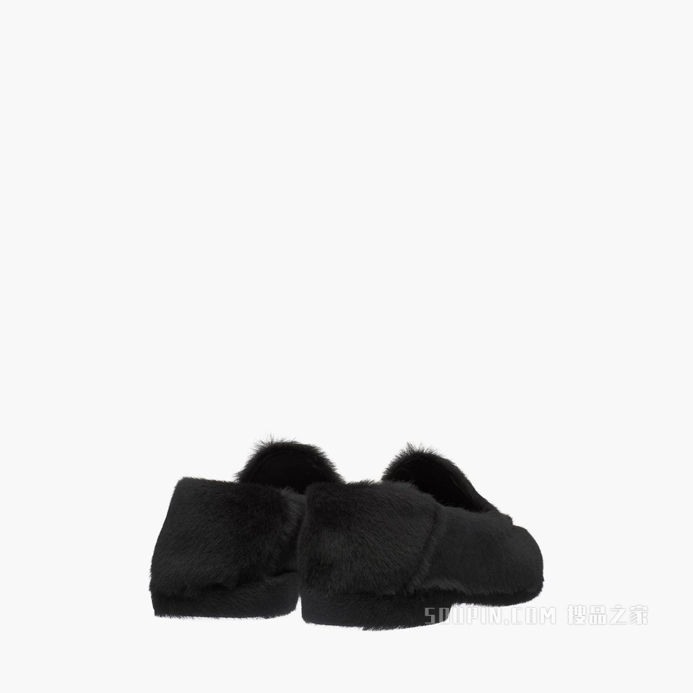 羊皮毛乐福鞋