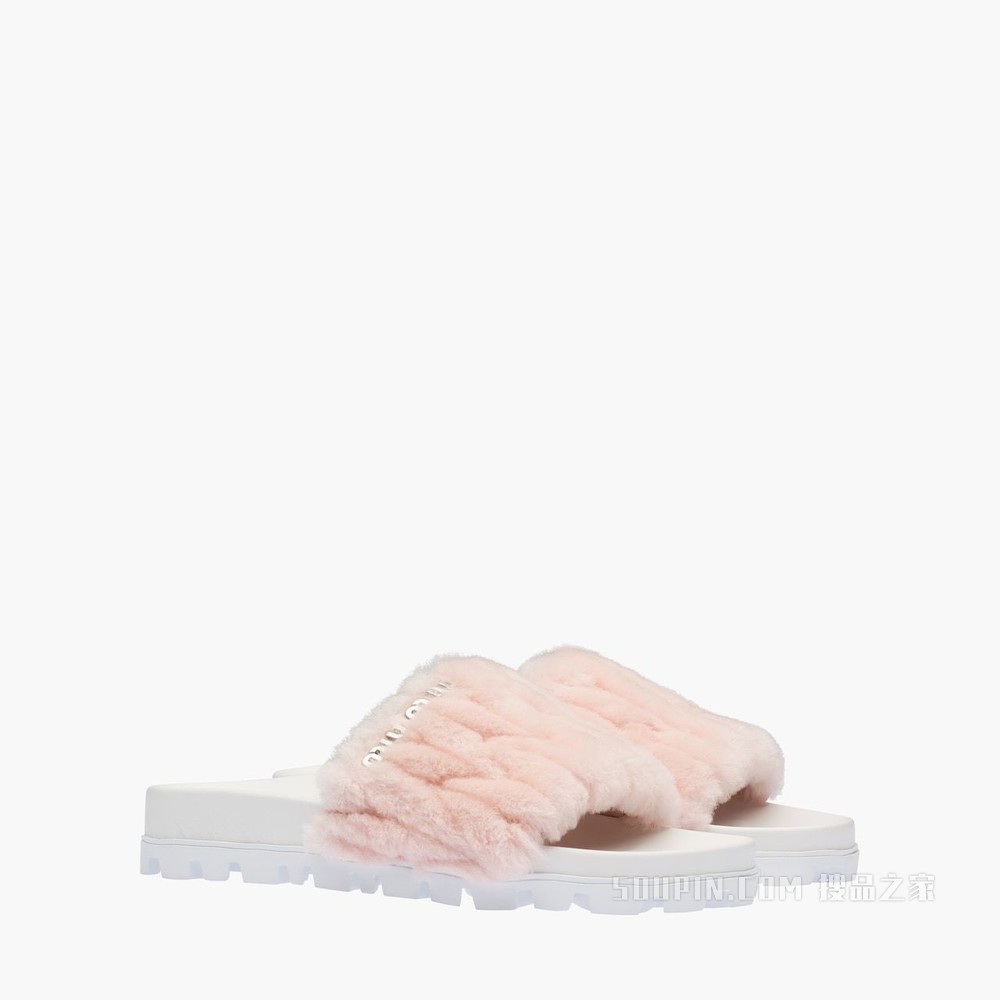 羊皮毛拖鞋