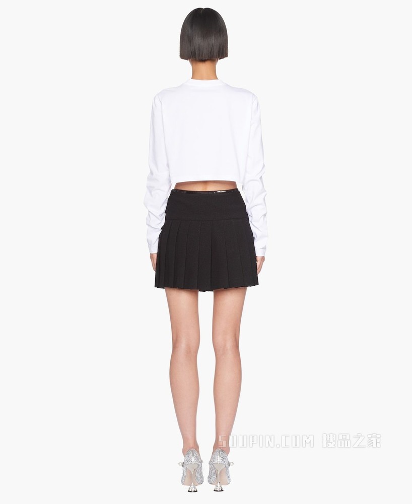 Long-sleeved cotton T-shirt