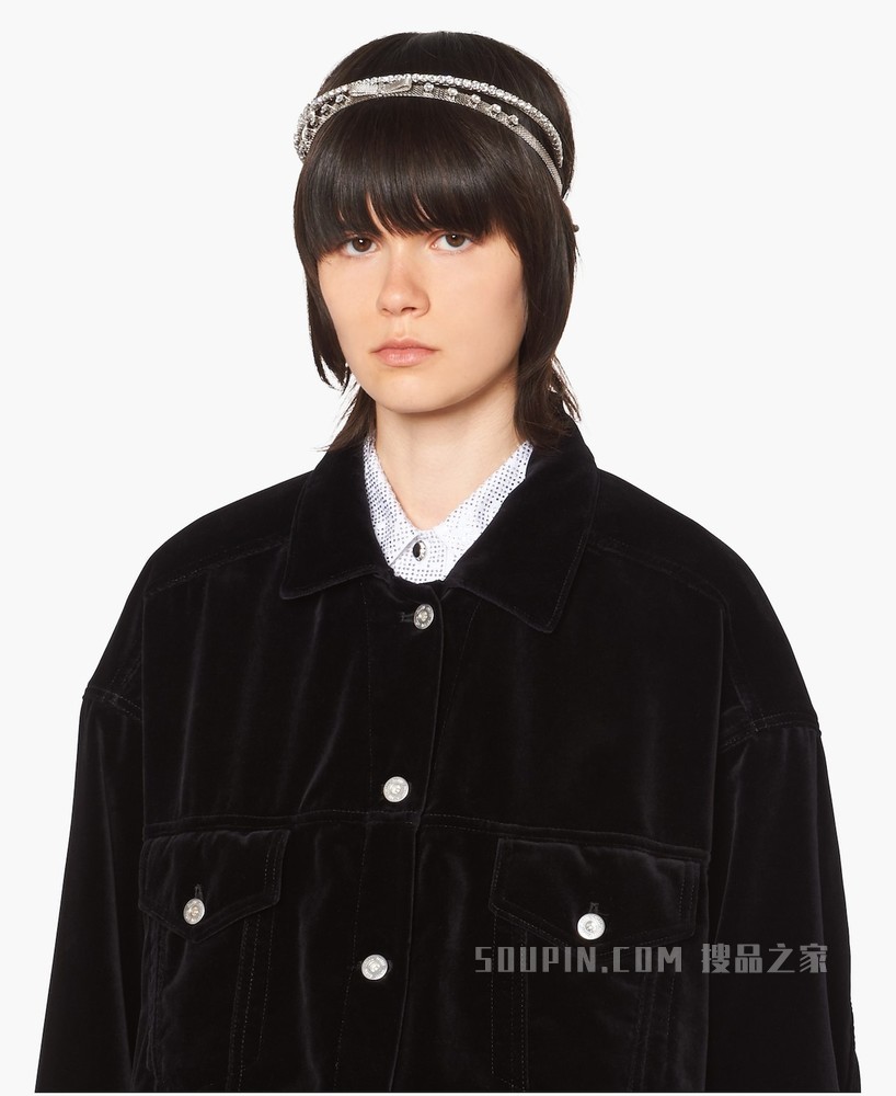 天鹅绒夹克