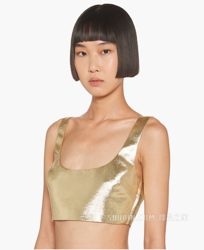 LUREX金银线拉西米尔绸上衣