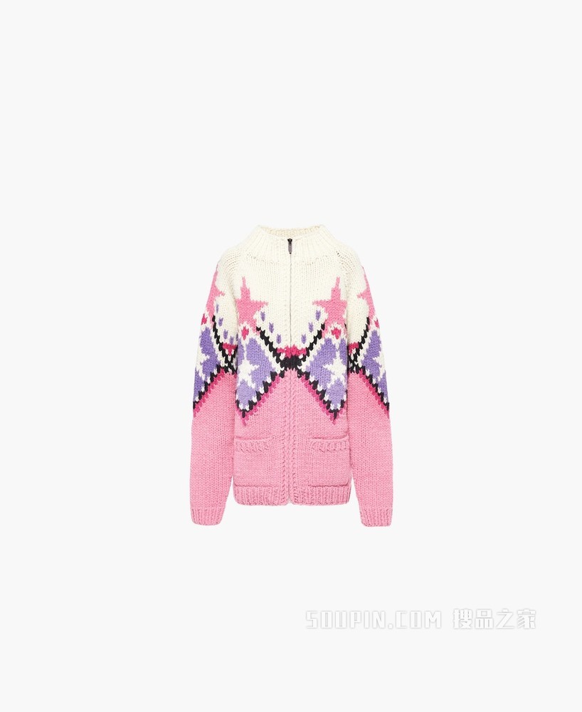 设得兰羊毛开衫