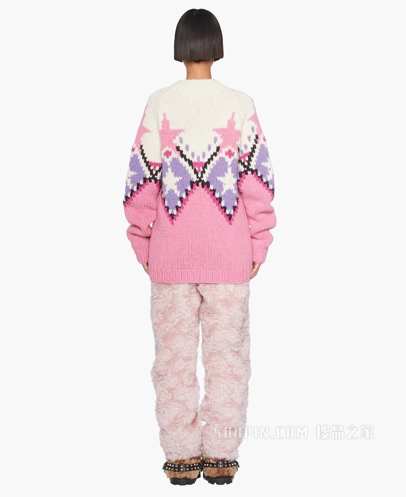 设得兰羊毛开衫