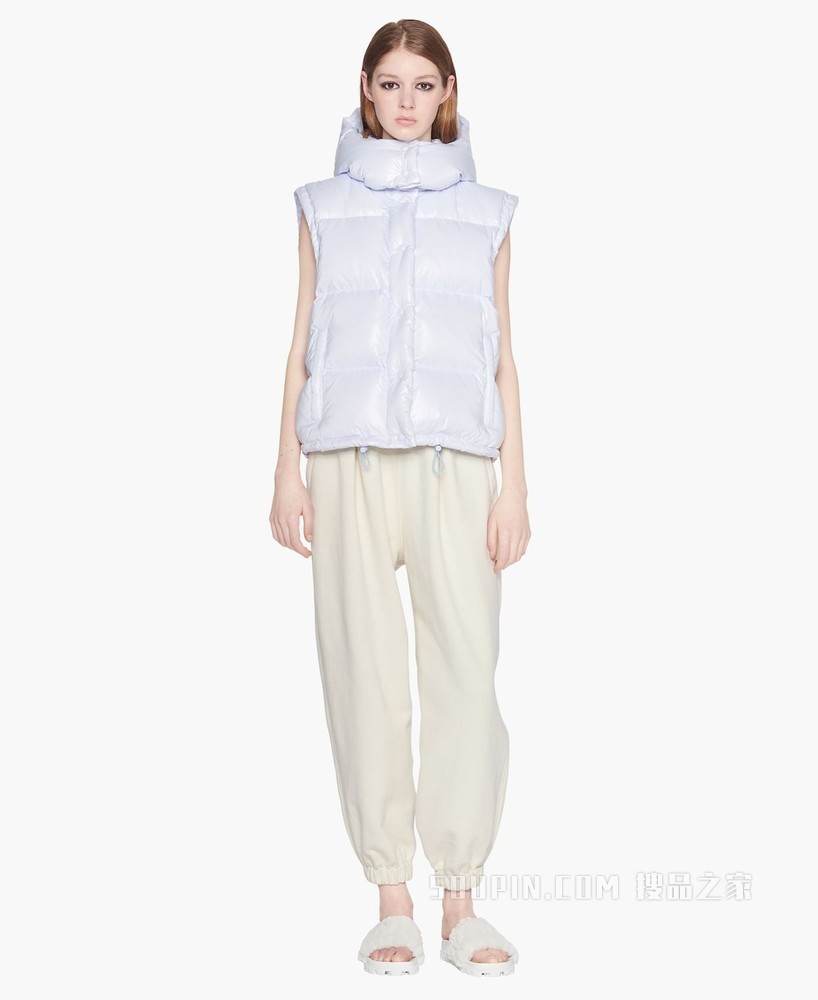 尼龙羽绒背心外套