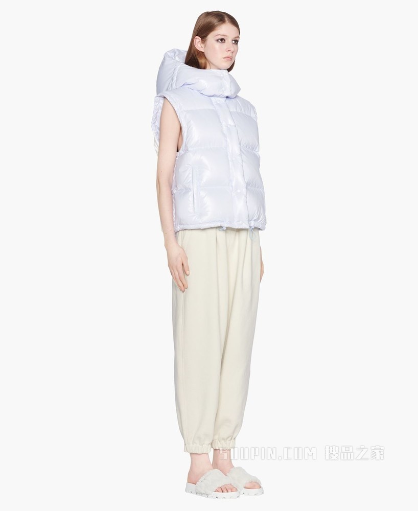 尼龙羽绒背心外套