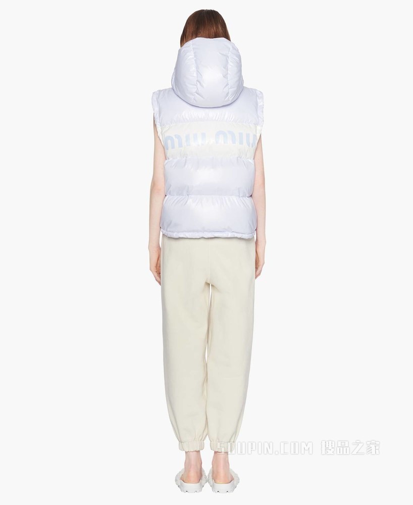 尼龙羽绒背心外套