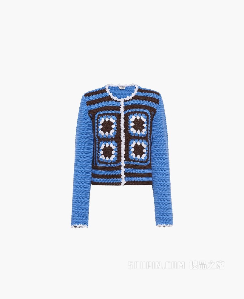 钩针编织羊毛开衫