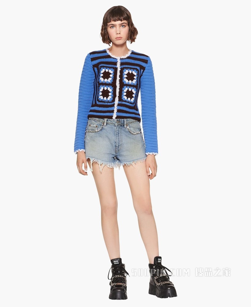 钩针编织羊毛开衫