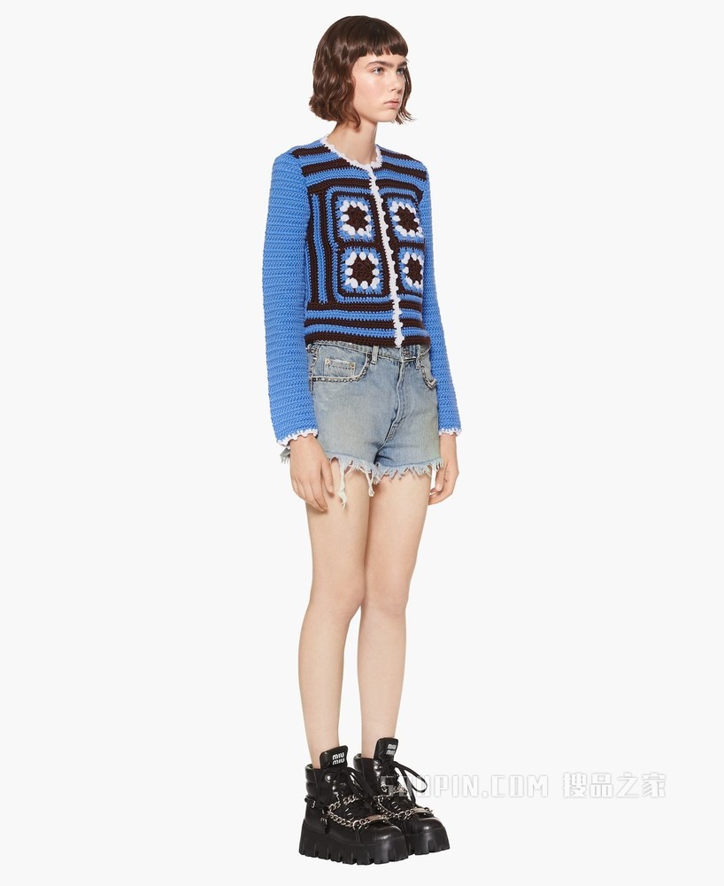 钩针编织羊毛开衫