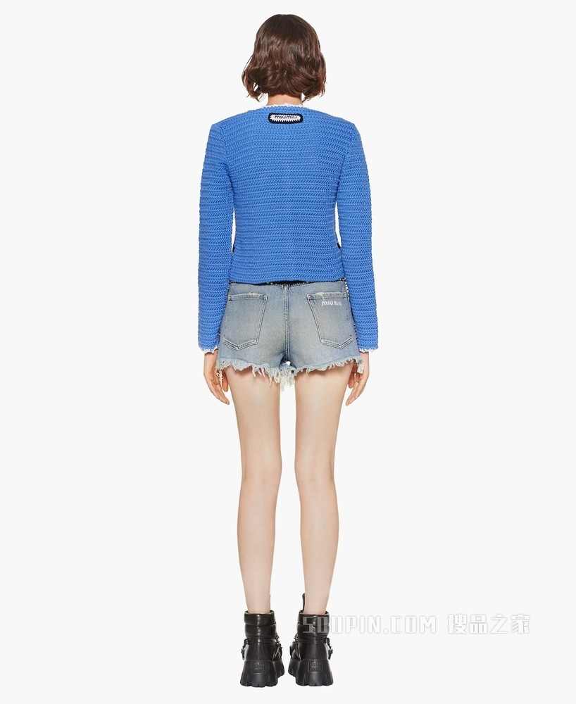 钩针编织羊毛开衫