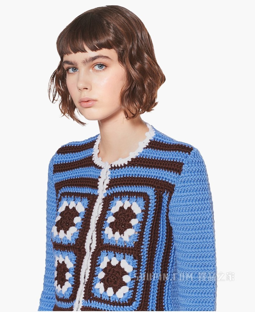 钩针编织羊毛开衫