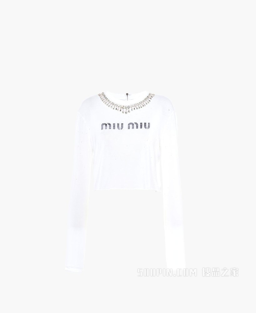 刺绣棉质T恤