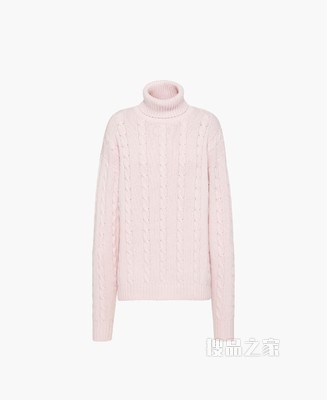 绞花针织羊绒毛衣