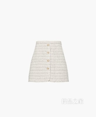 格纹迷你半身裙