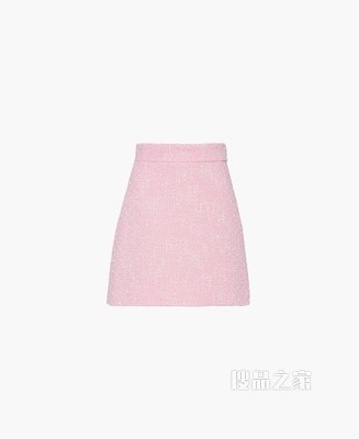 花呢迷你半身裙