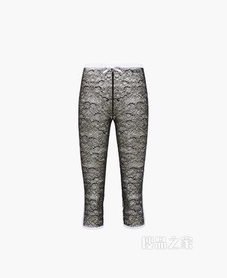 弹力蕾丝紧身裤