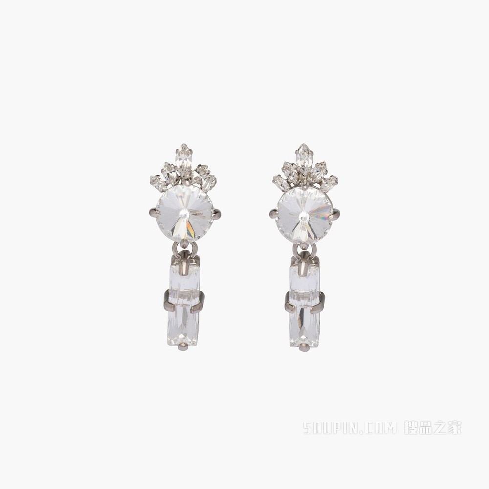 Queen Crystal 仿水晶耳环