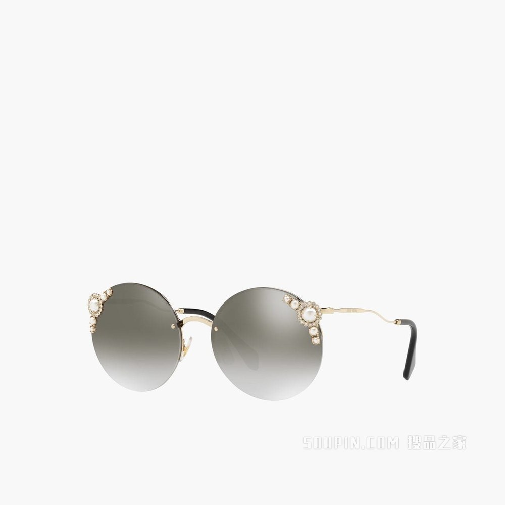 Miu Miu Manière 仿珍珠装饰眼镜