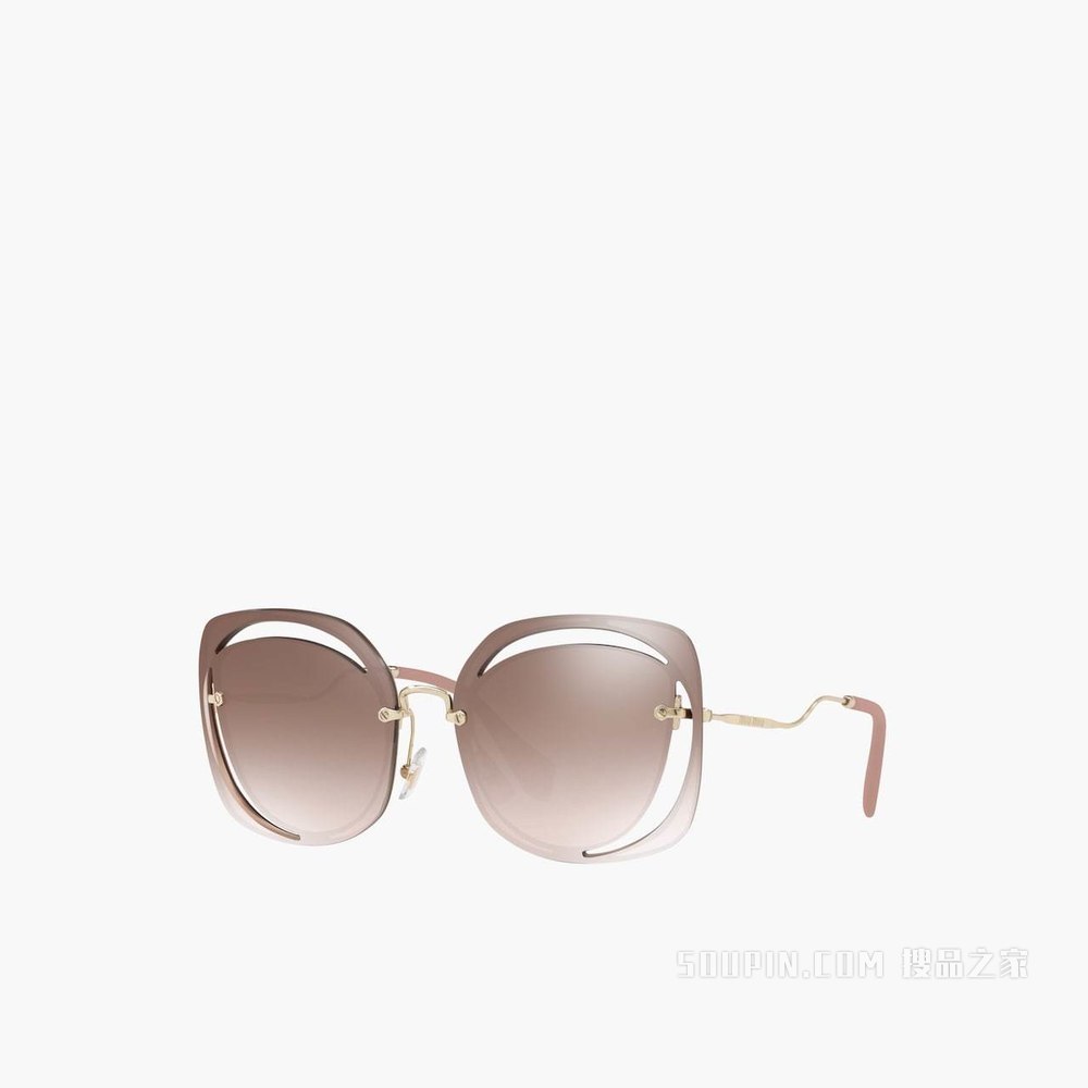 Miu Miu Scenique 镂空装饰眼镜