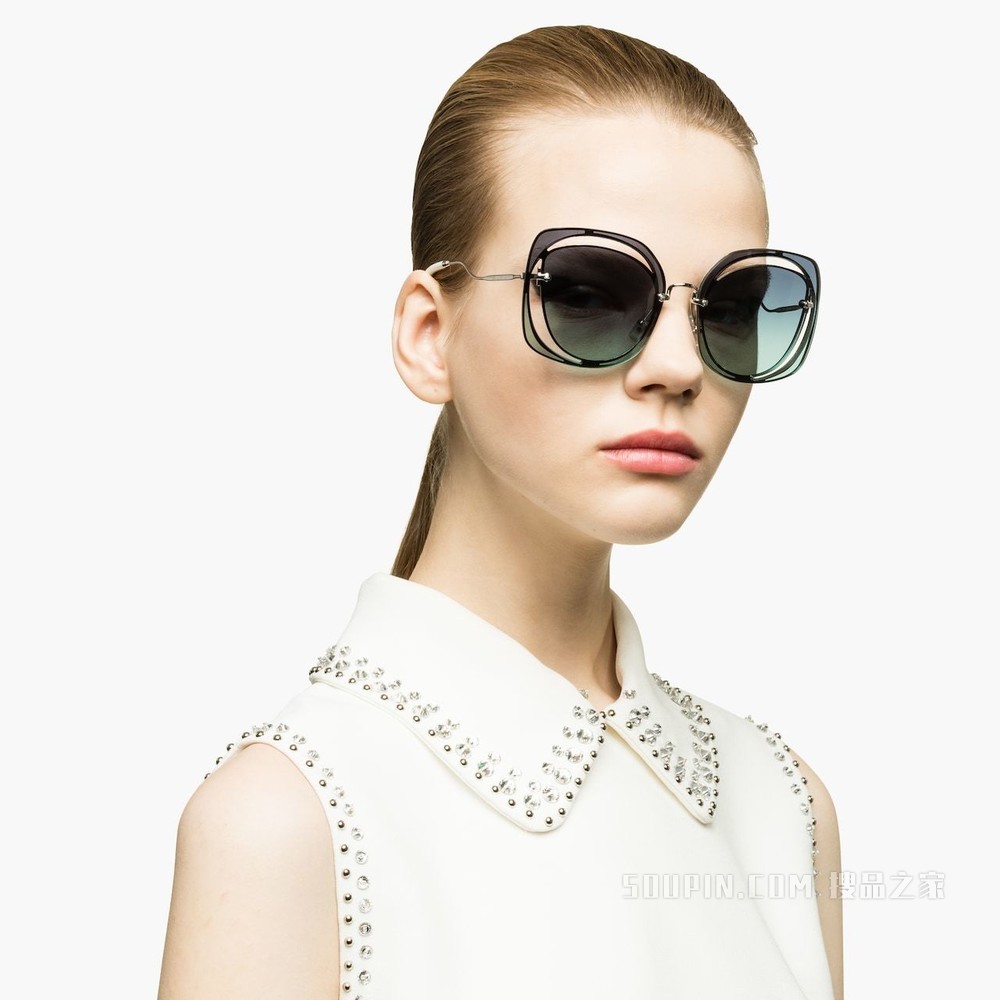 Miu Miu Scénique 镂空装饰眼镜