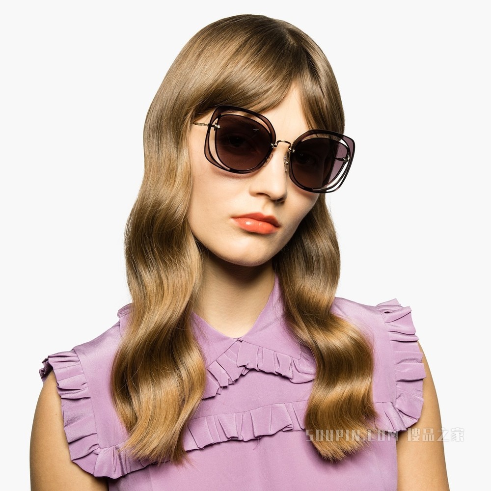 Miu Miu Scenique 镂空装饰眼镜