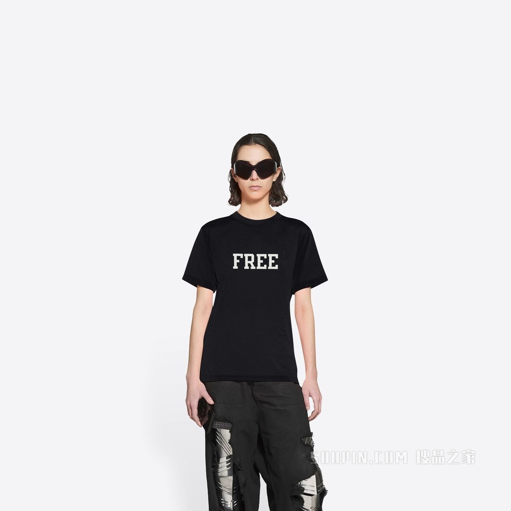Free 修身T恤