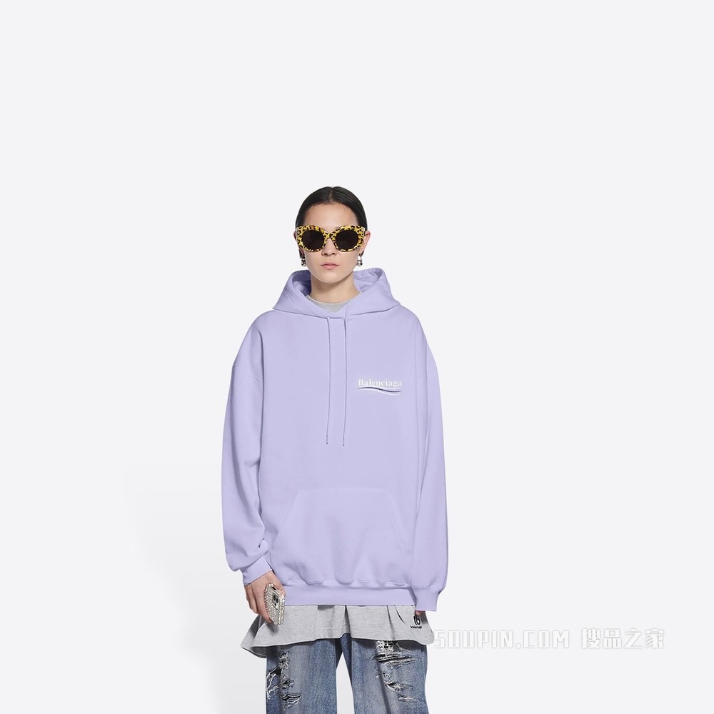 Political Campaign Medium Fit Hoodie 连帽衫