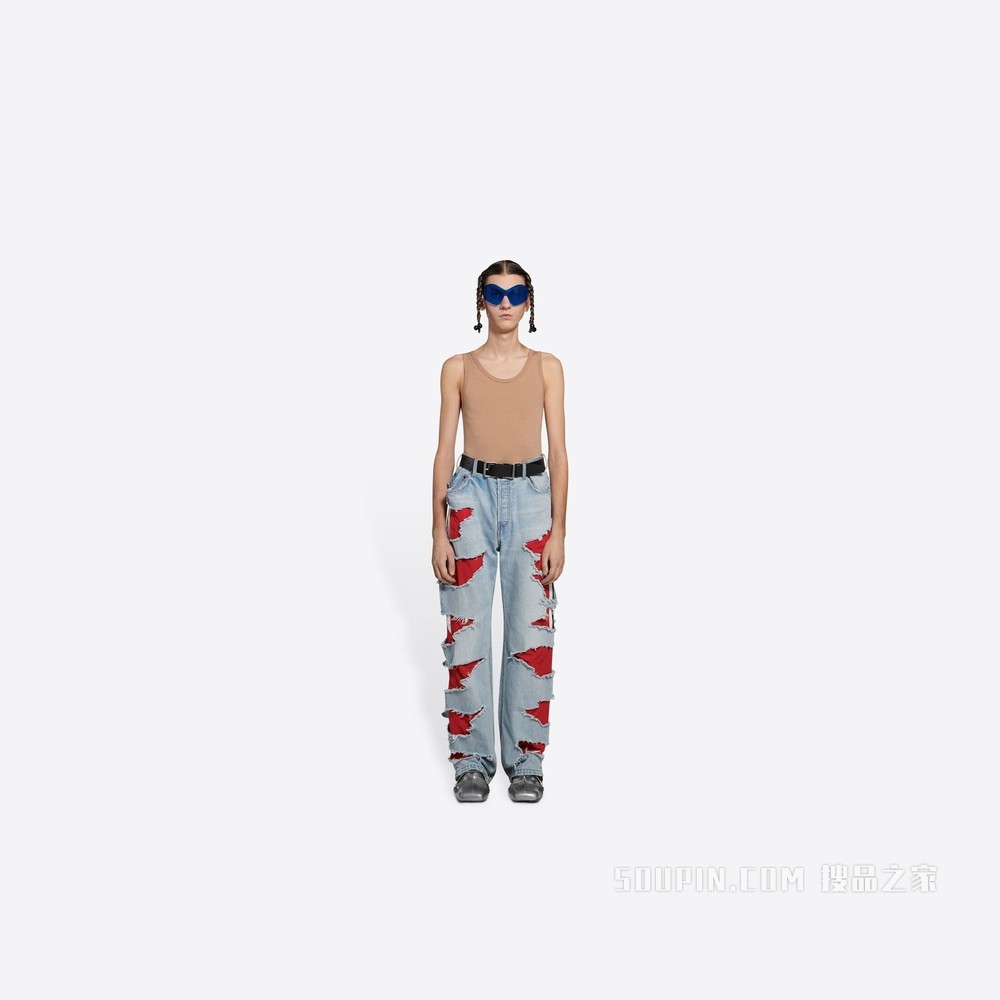 Slashed Loose Fit 长裤