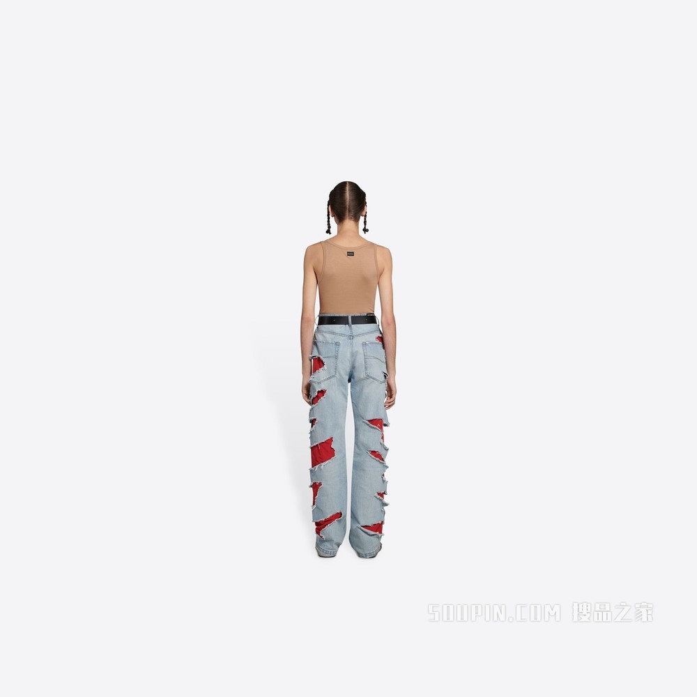 Slashed Loose Fit 长裤