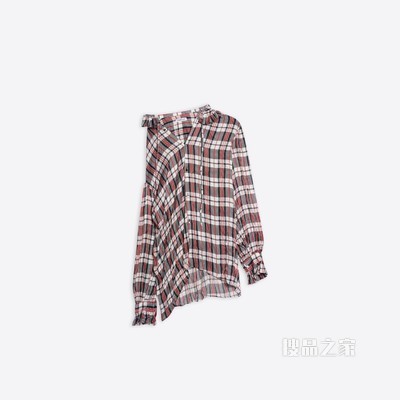 Off-Shoulder 女式衬衫