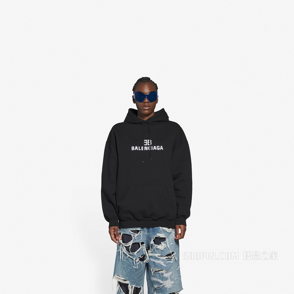 BB Pixel 中等剪裁 Hoodie 连帽衫