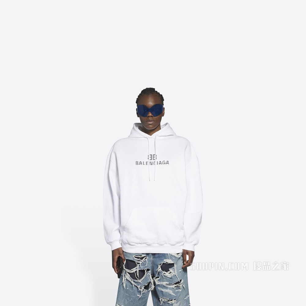 BB Pixel 中等剪裁 Hoodie 连帽衫