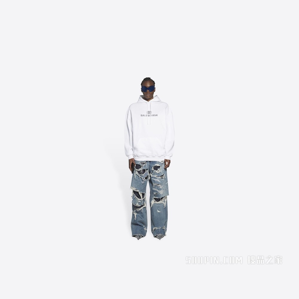 BB Pixel 中等剪裁 Hoodie 连帽衫