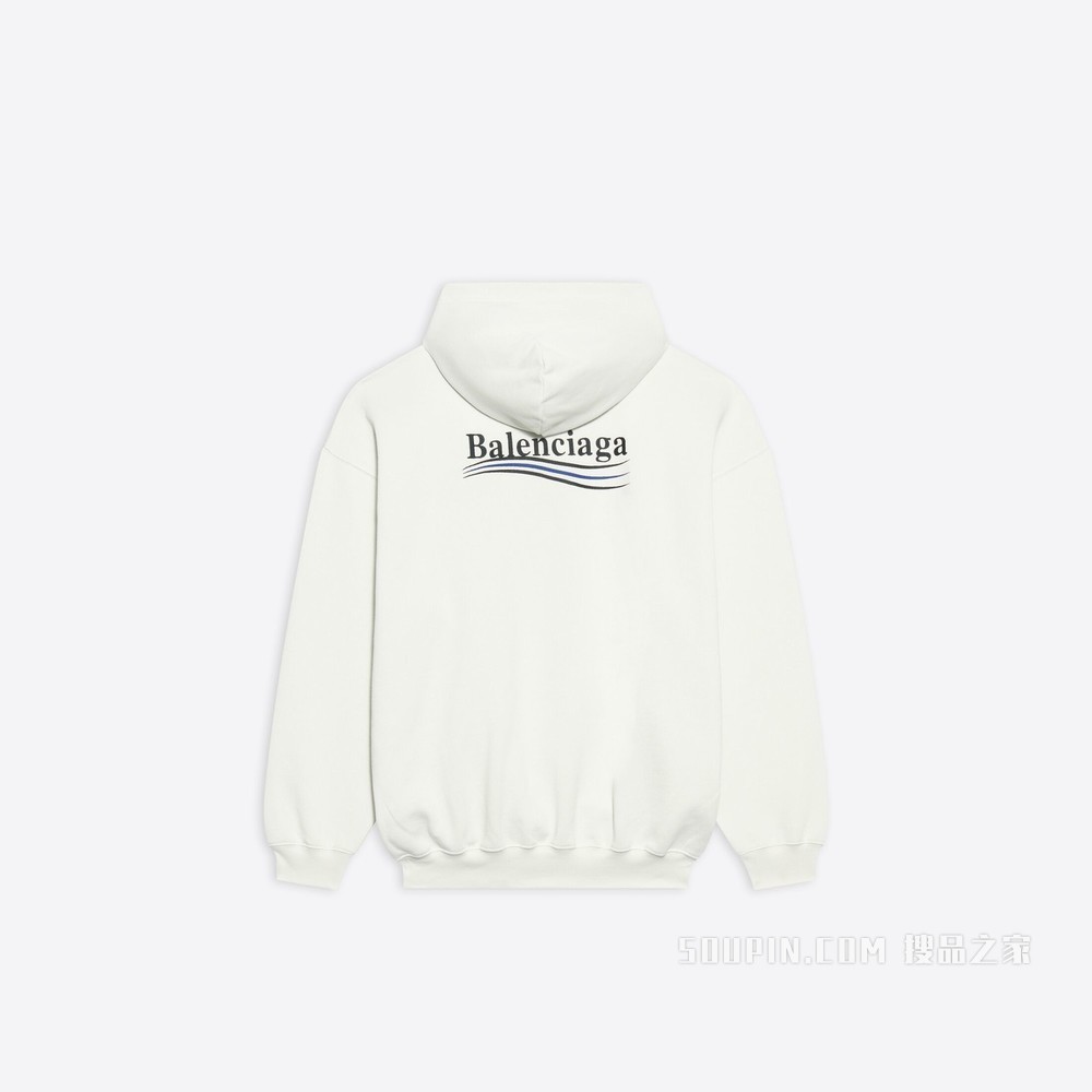 Political Campaign 中等剪裁 Hoodie 连帽衫