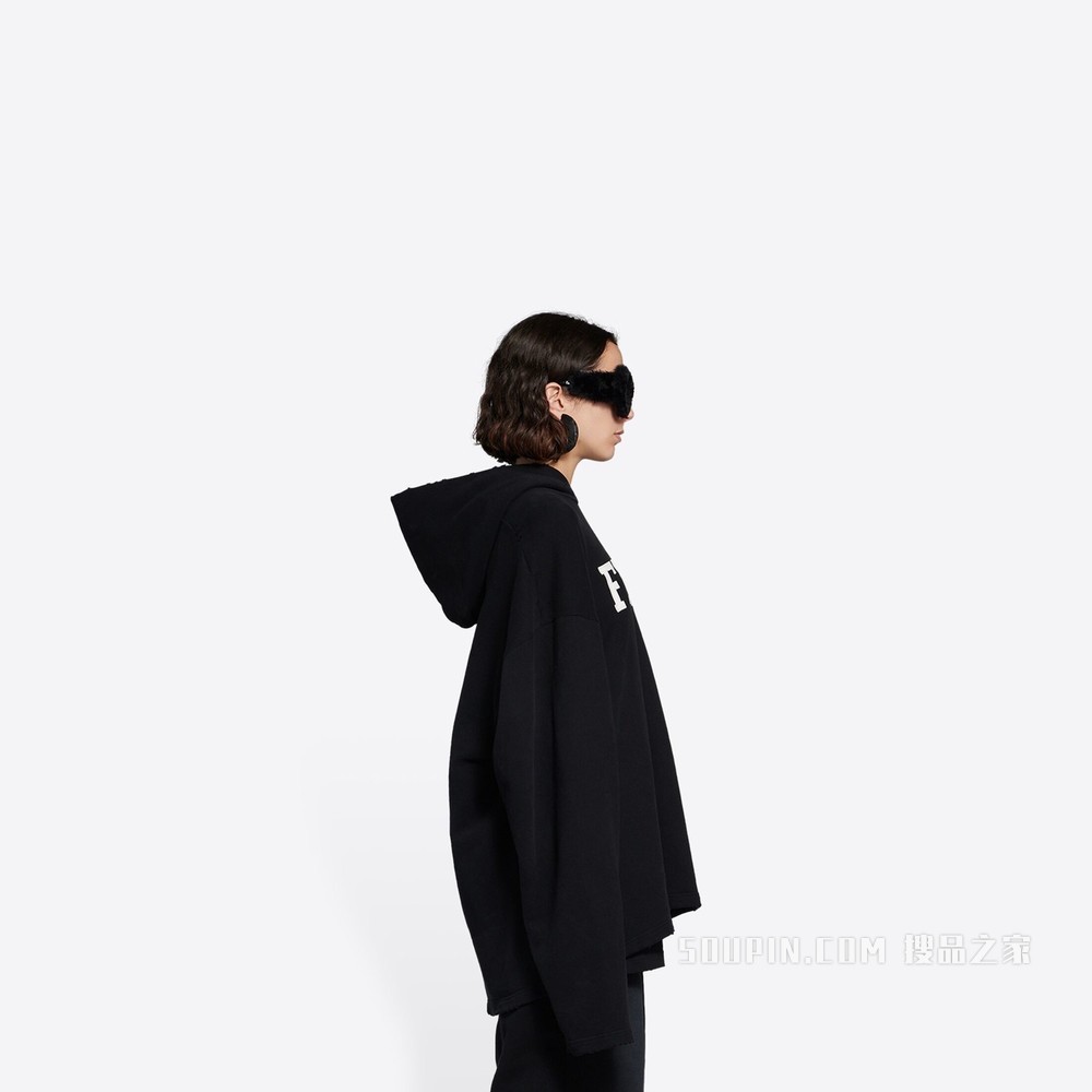 Free 无罗纹 Hoodie 连帽衫