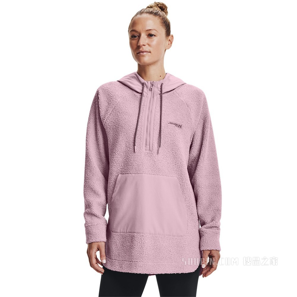 女士UA Boucle Anorak连帽上衣