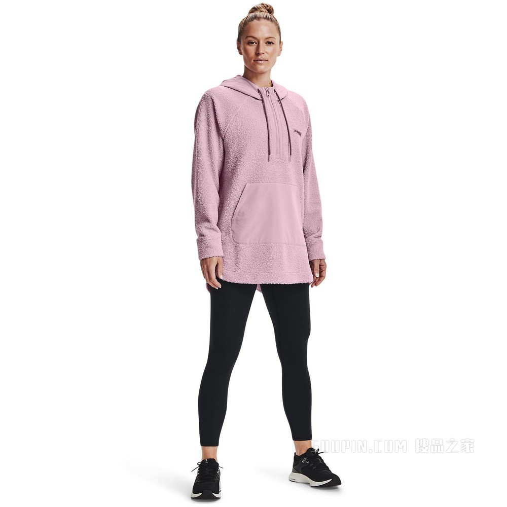 女士UA Boucle Anorak连帽上衣