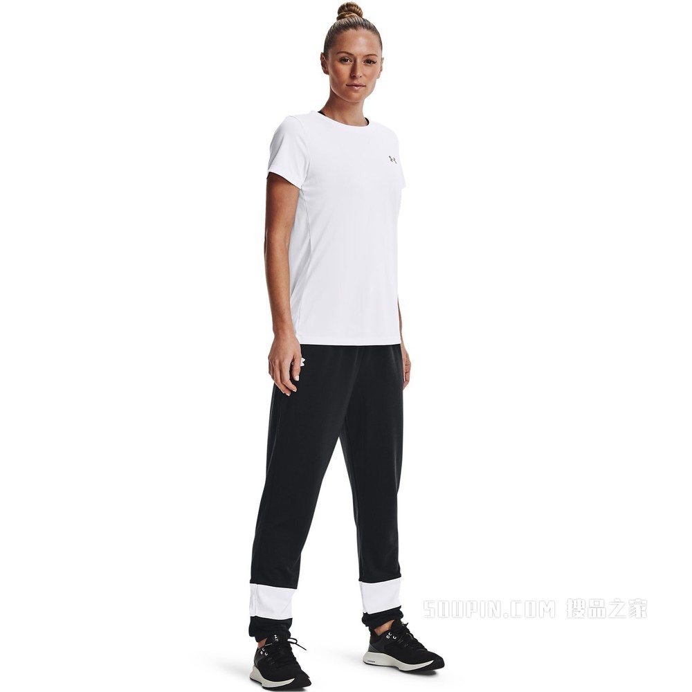 女士UA Rival Terry Colorblock Joggers长裤