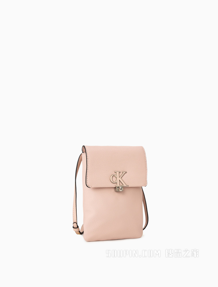 【新年礼物】Calvin Klein 女包金属LOGO单肩手机包DP1504
