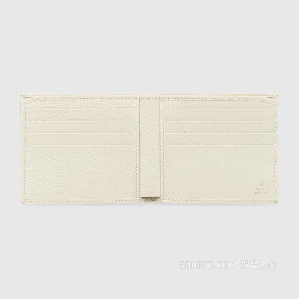 Ophidia系列钱包 米色GG Supreme帆布