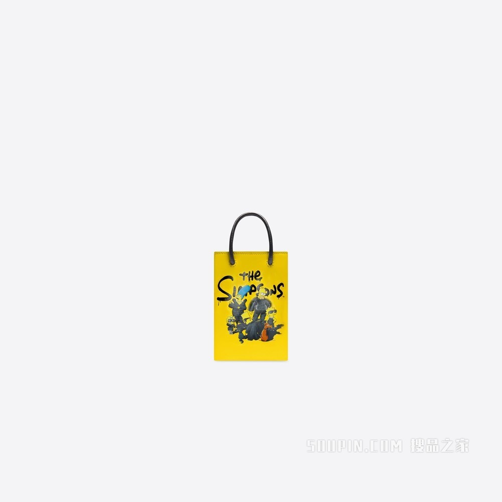 ﻿The Simpsons TM & © 20th Television 闪亮 Box 牛皮革迷你 Shopping 购物包