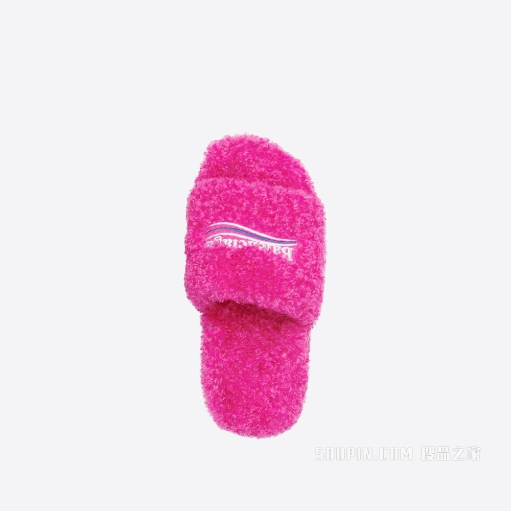 Furry Slide Sandal 凉鞋