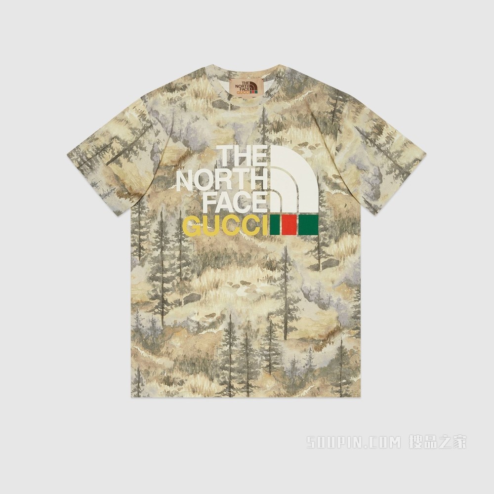 The North Face x Gucci联名系列T恤 多色