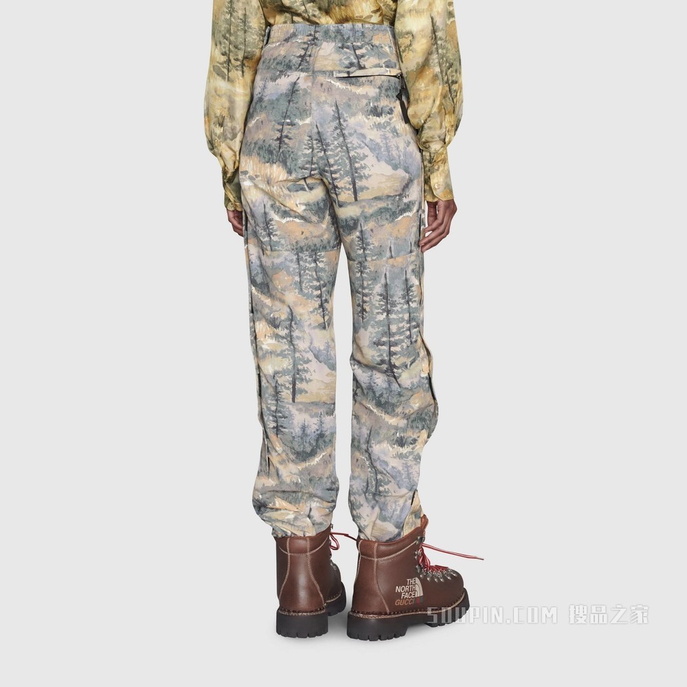 The North Face x Gucci联名系列尼龙长裤 多色
