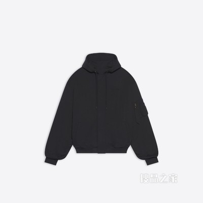 Hulk©2021MARVEL 衬垫 Bomber Hoodie 连帽衫