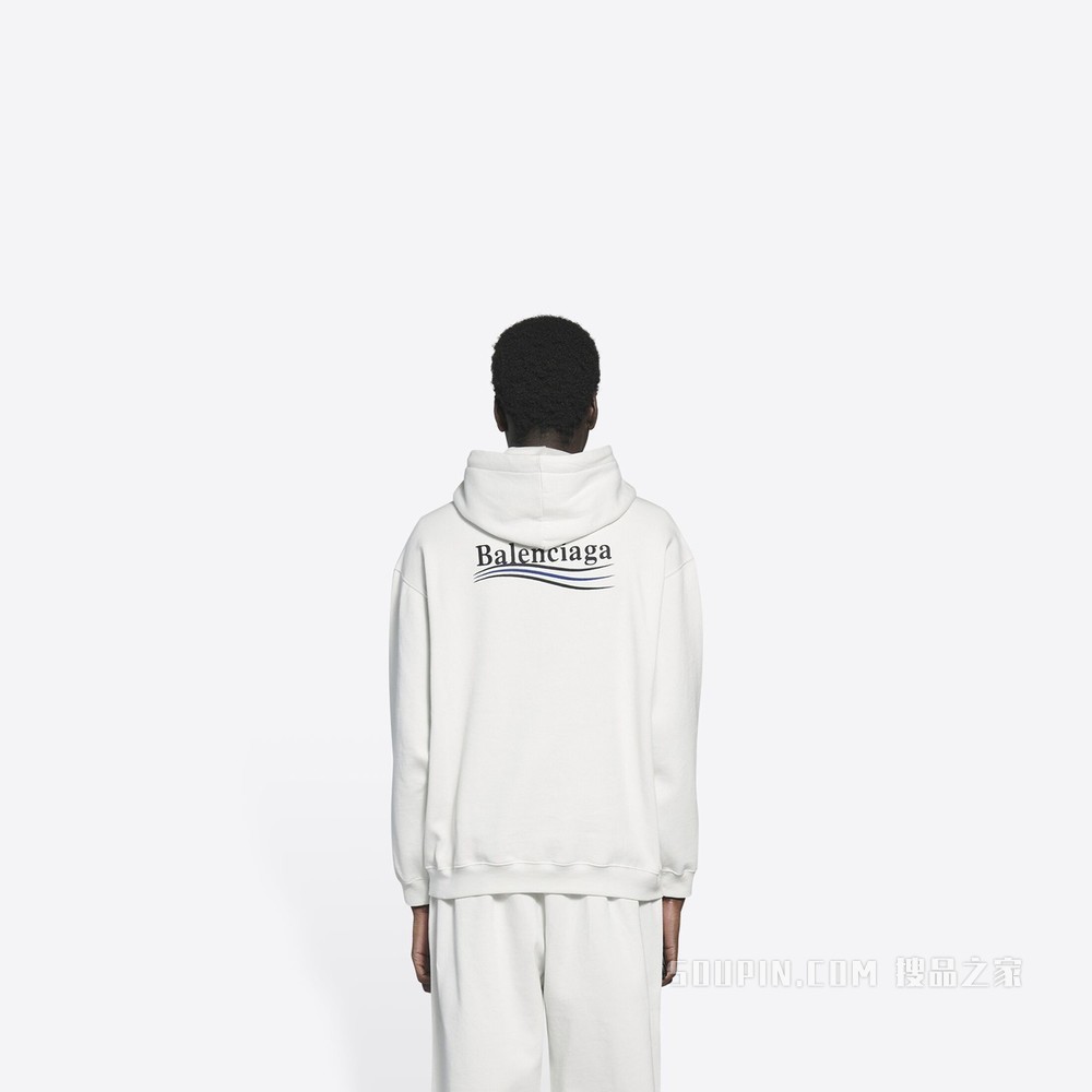 Political Campaign 中等剪裁 Hoodie 连帽衫