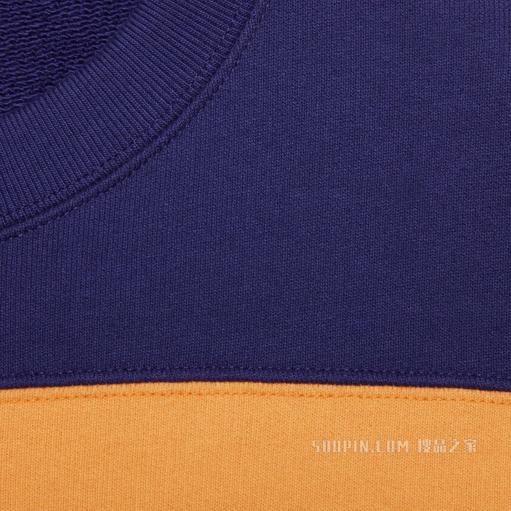 The North Face x Gucci联名系列卫衣 黄色和蓝色